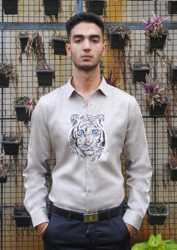 Daniel Grey Handpainted Shirt